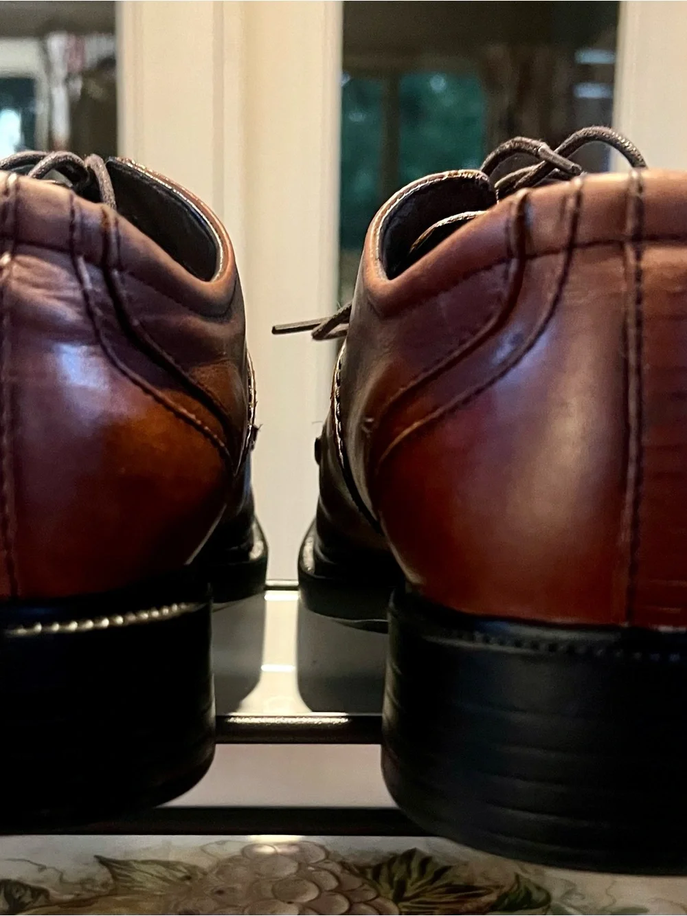 Clarks Men's Brown Leather Derby Oxfords